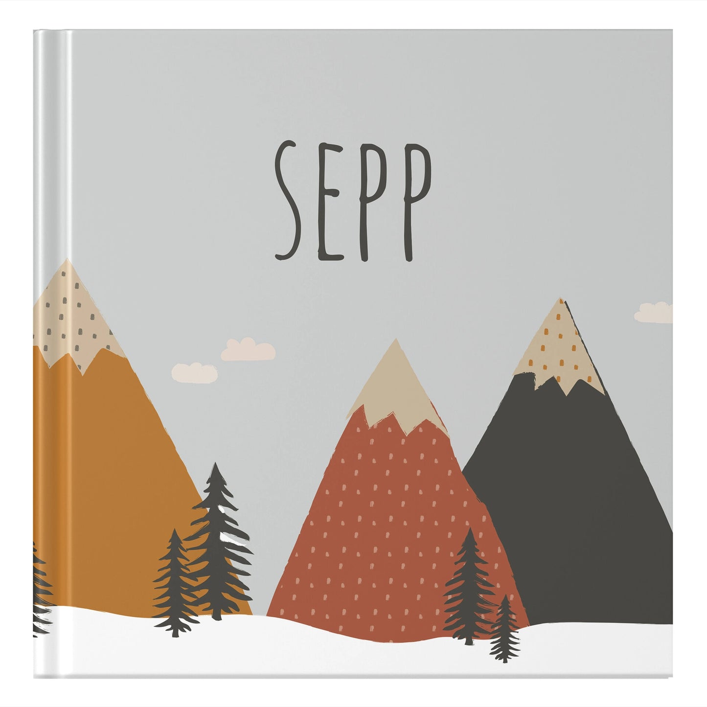 ontwerp je eigen babyboek - dotty mountains