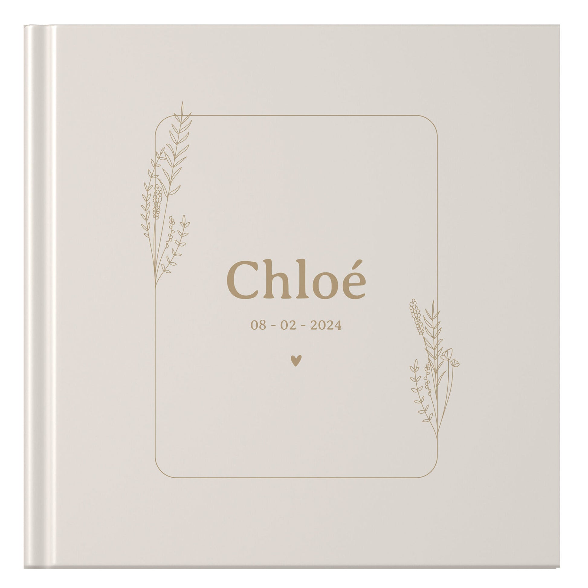 ontwerp je eigen babyboek - flower chique