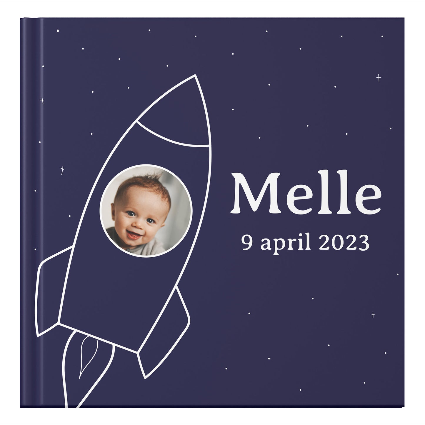 ontwerp je eigen babyboek - space baby