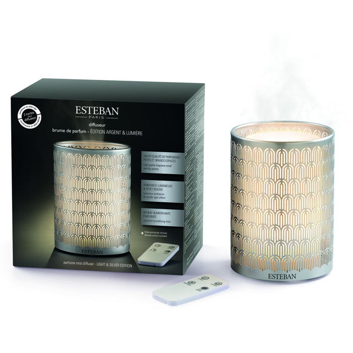  esteban mist silver&light edition aroma diffuser