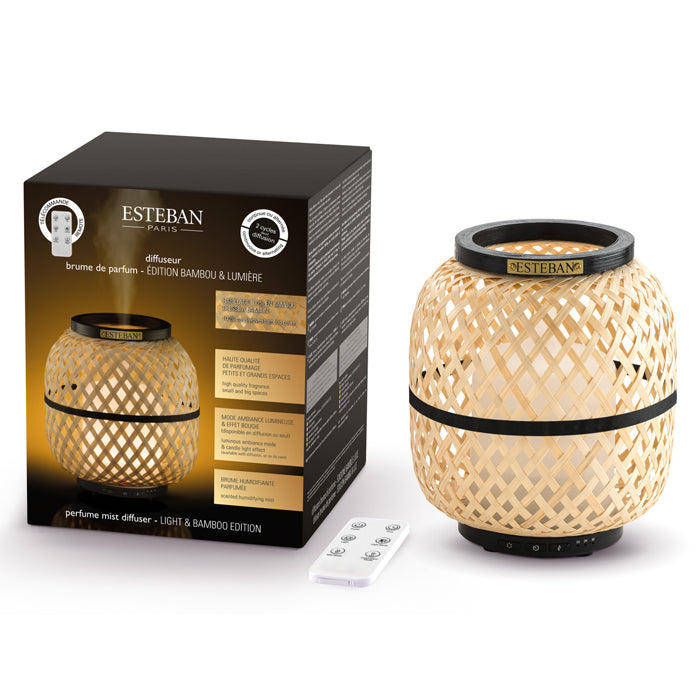  esteban mist bamboo&light edition aroma diffuser